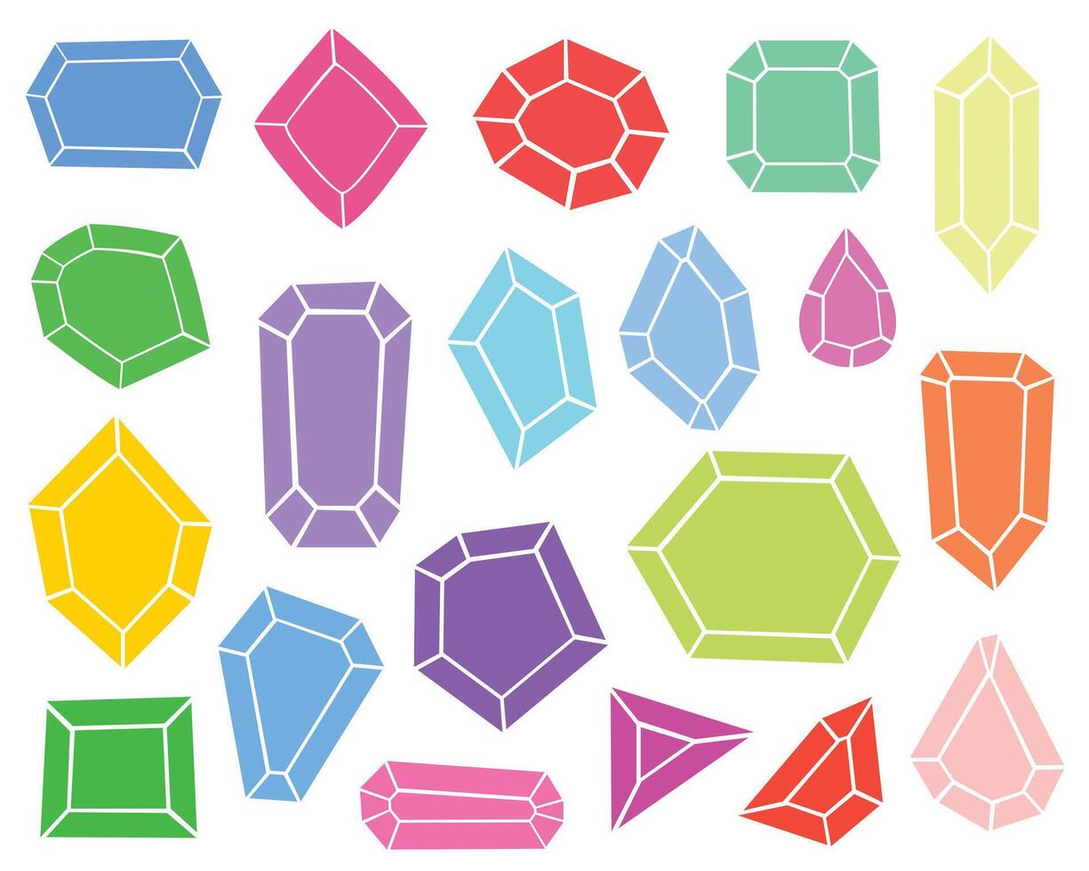 Jewell stone clipart design illustration vector