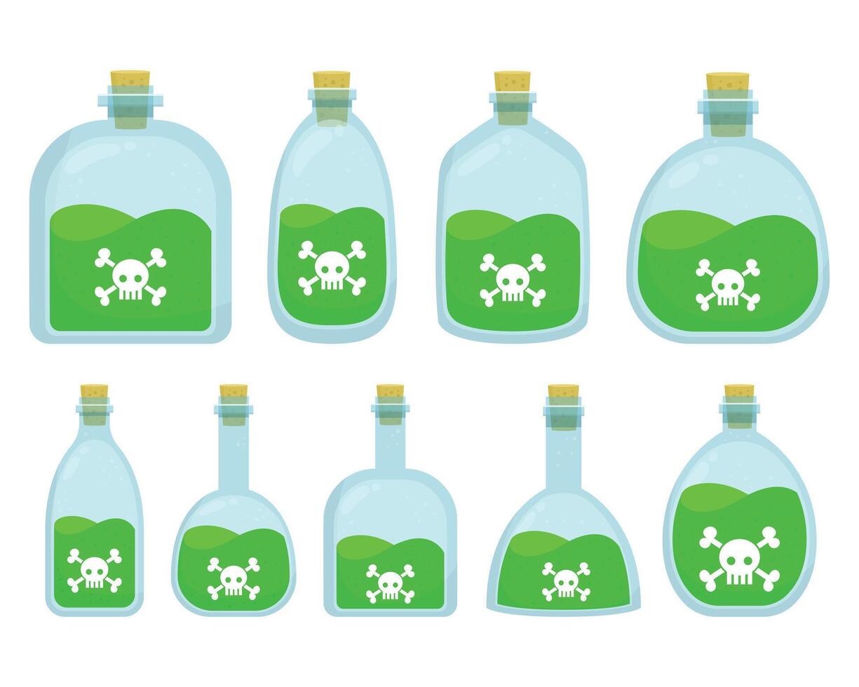 Poison bottle clipart design illustration vector