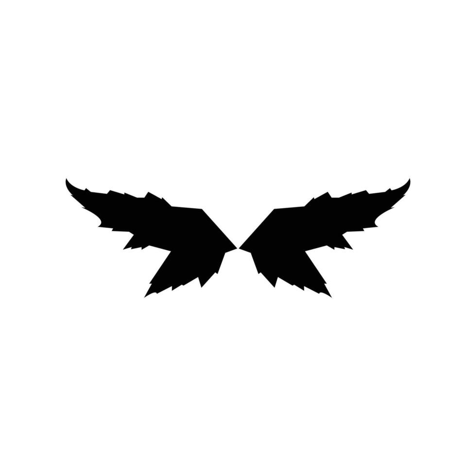 Devil s Wings silhouette vector