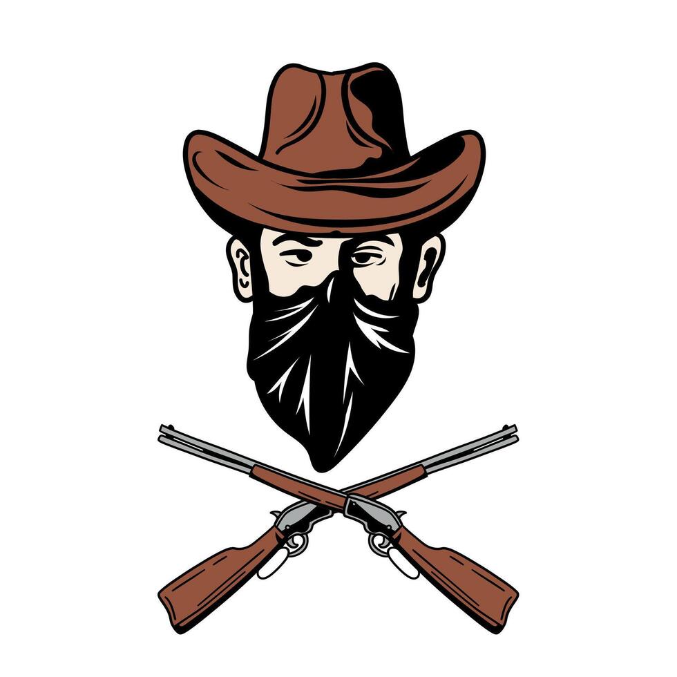 illustration graphic western design vector
