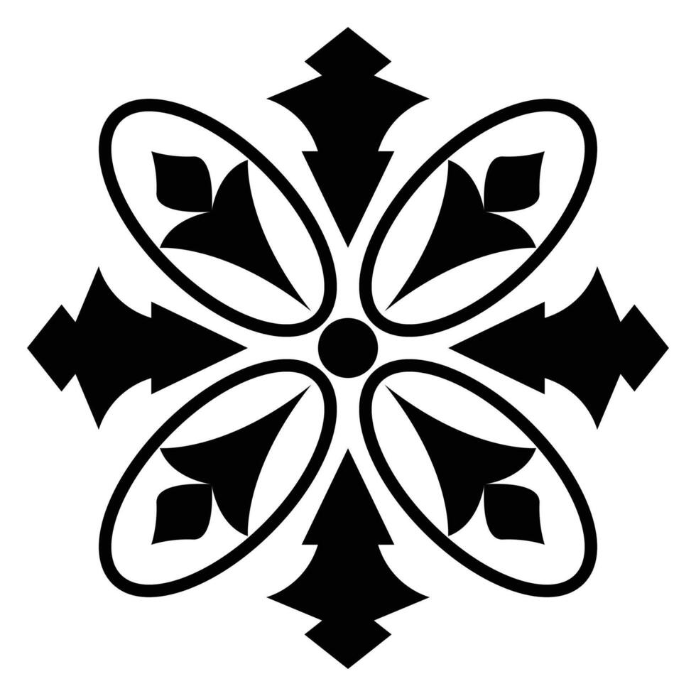 Kawung Ornate Illustration vector