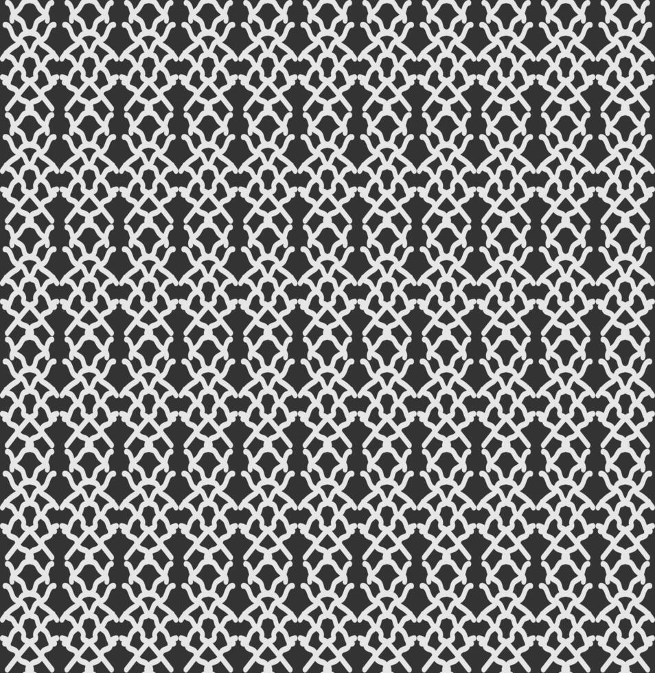Seamless texture in the form of an abstract pattern on a gray monochrome background vector