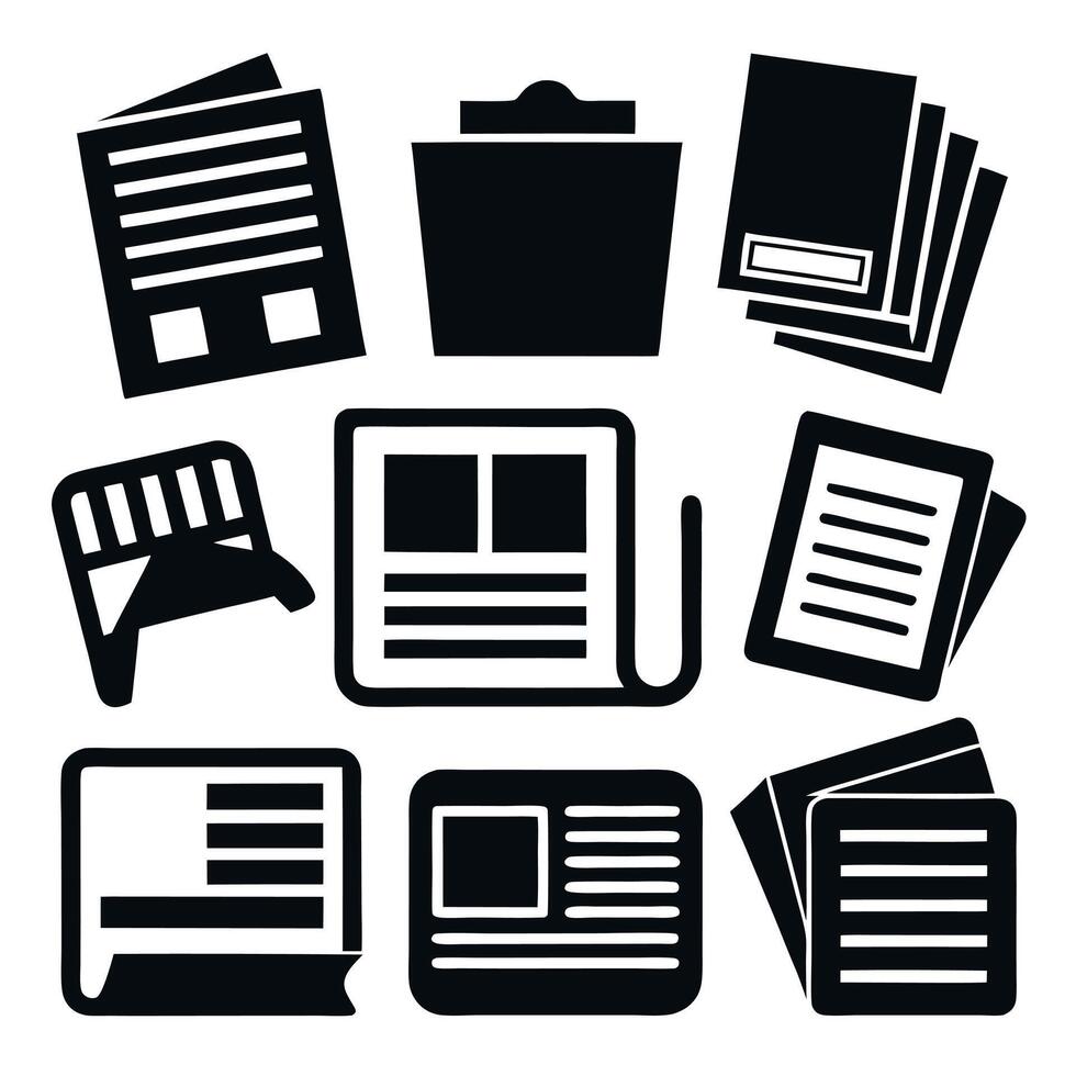 Communication and Document Formats design vector