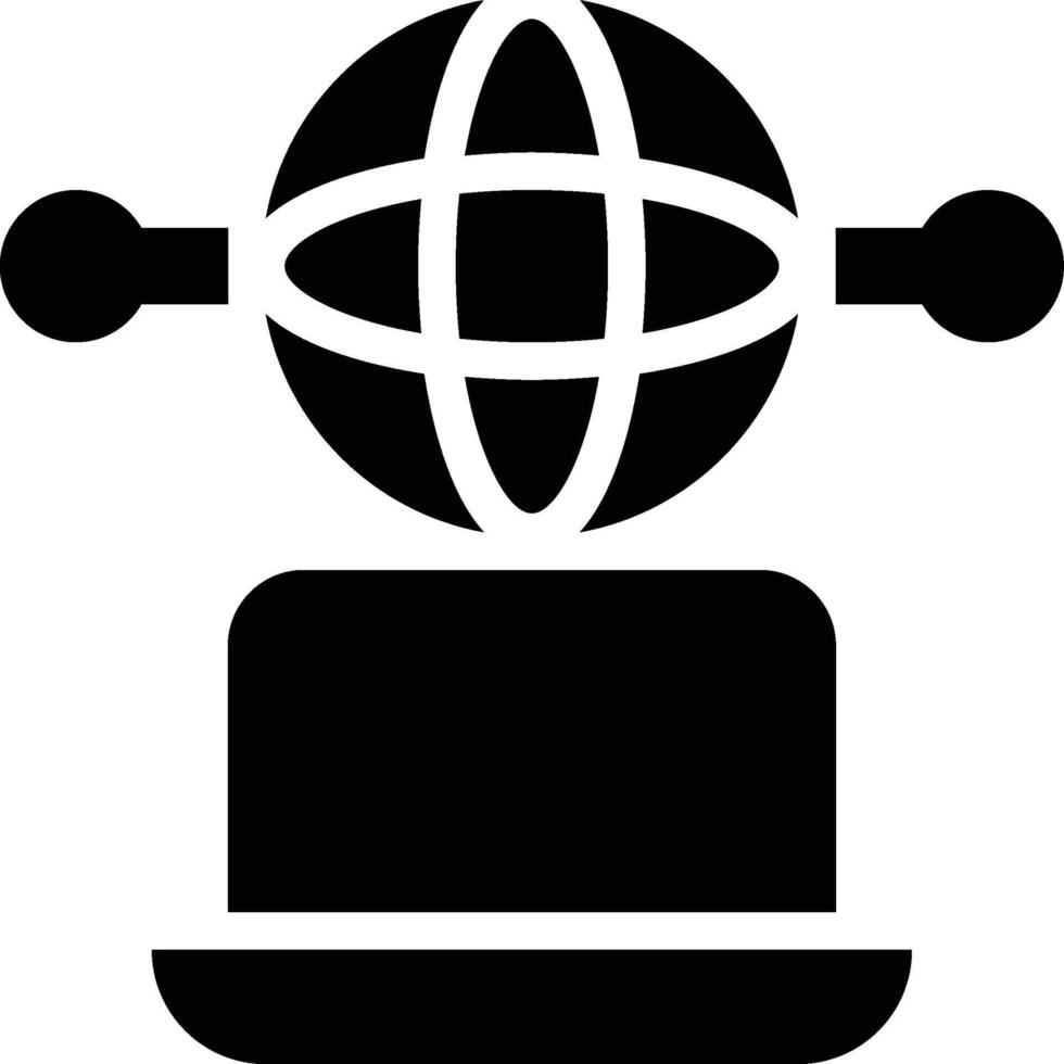 Internet, Network, Www Glyph Solid Icon vector