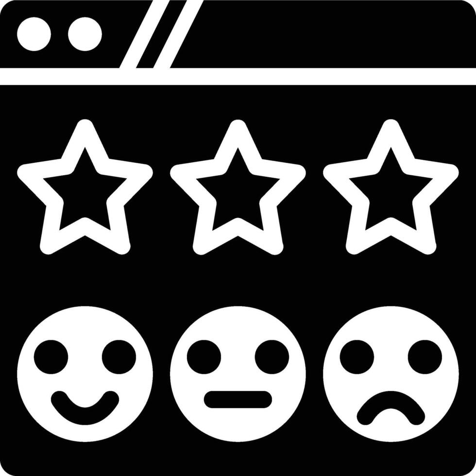 User Experience, UX Glyph Solid Icon vector