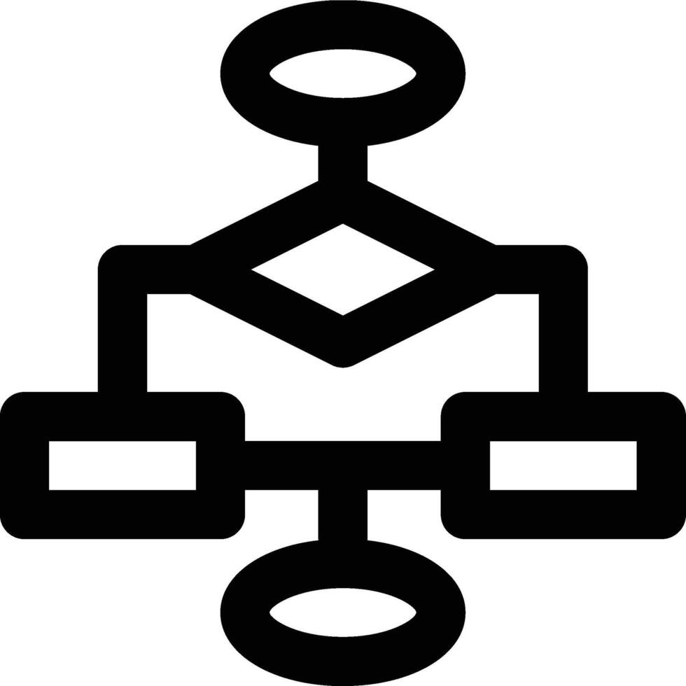 If Else, Statement, Conditional Statement Outline Icon vector