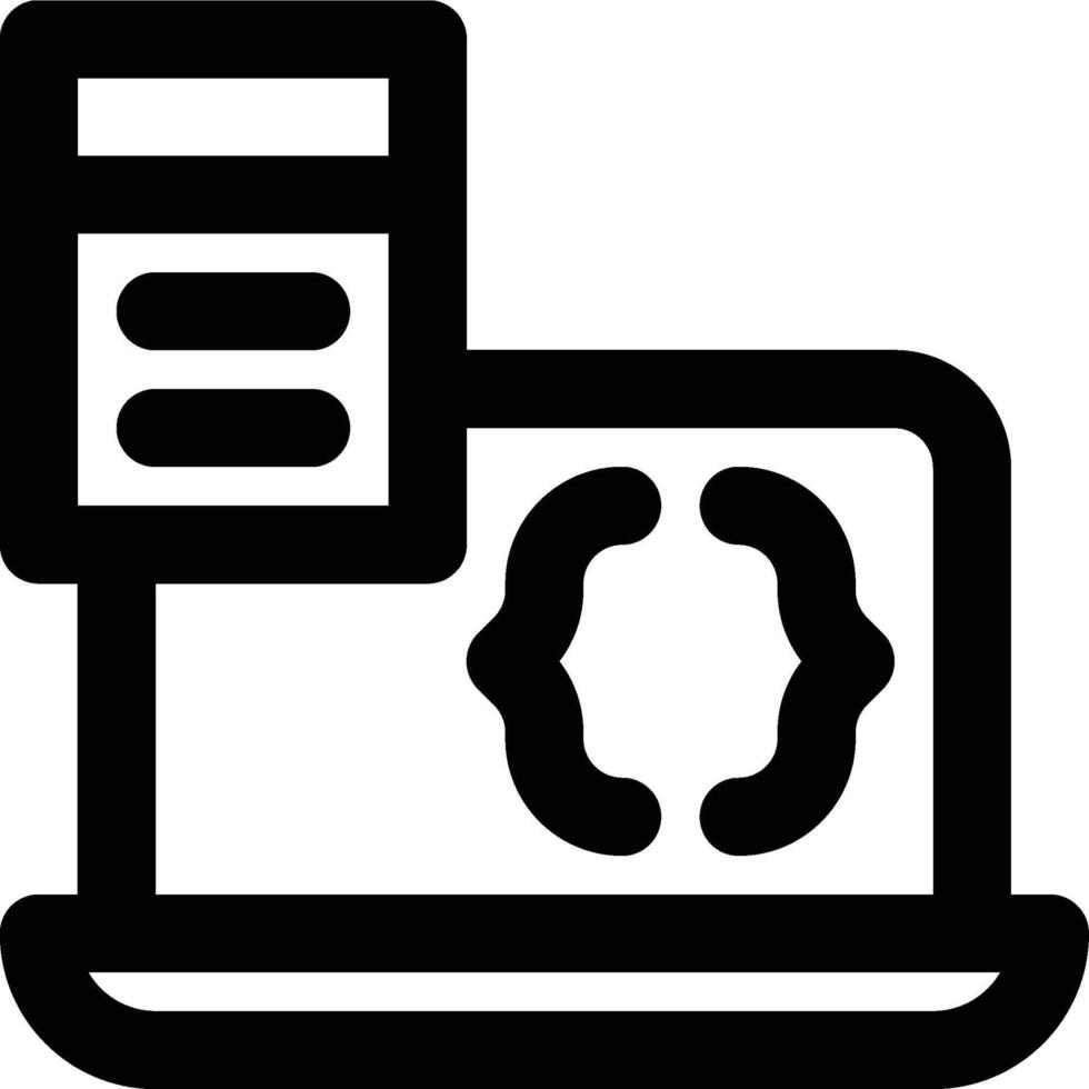 Class, Object, Programming Outline Icon vector