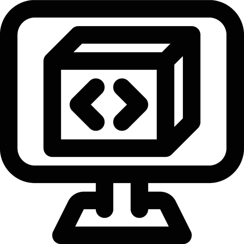 Programming Package, Programming, Packages Outline Icon vector