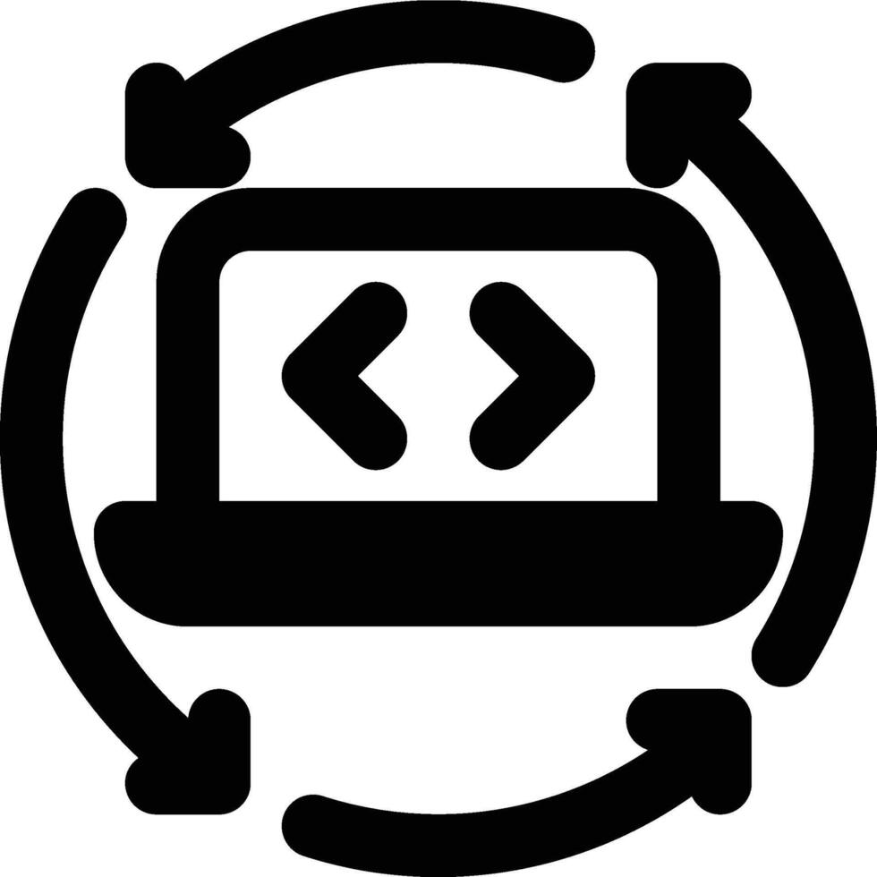 Programming, Life Cycle, SDLC Outline Icon vector