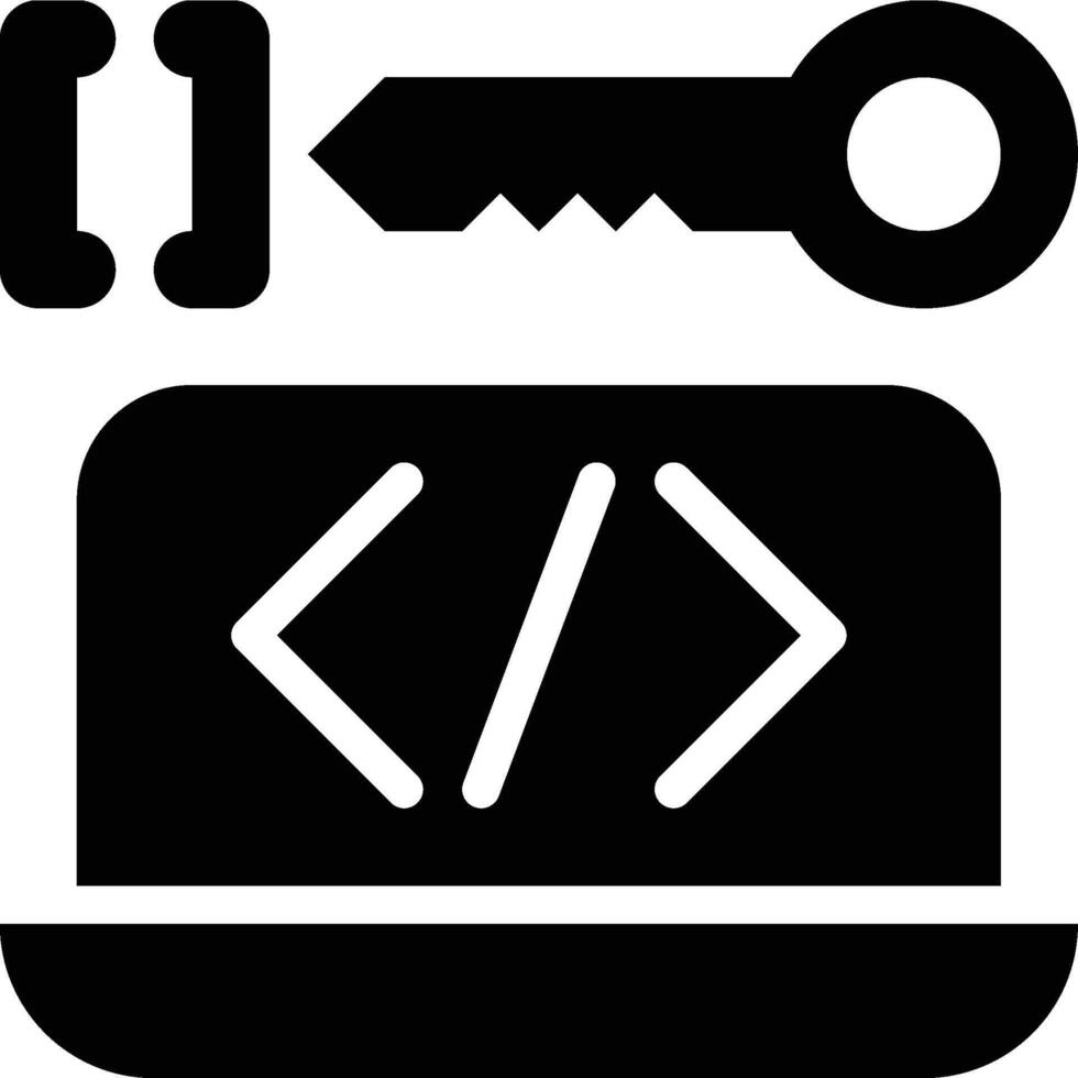 Keyword, Key, Programming Glyph Solid Icon 60576575 Vector Art at Vecteezy