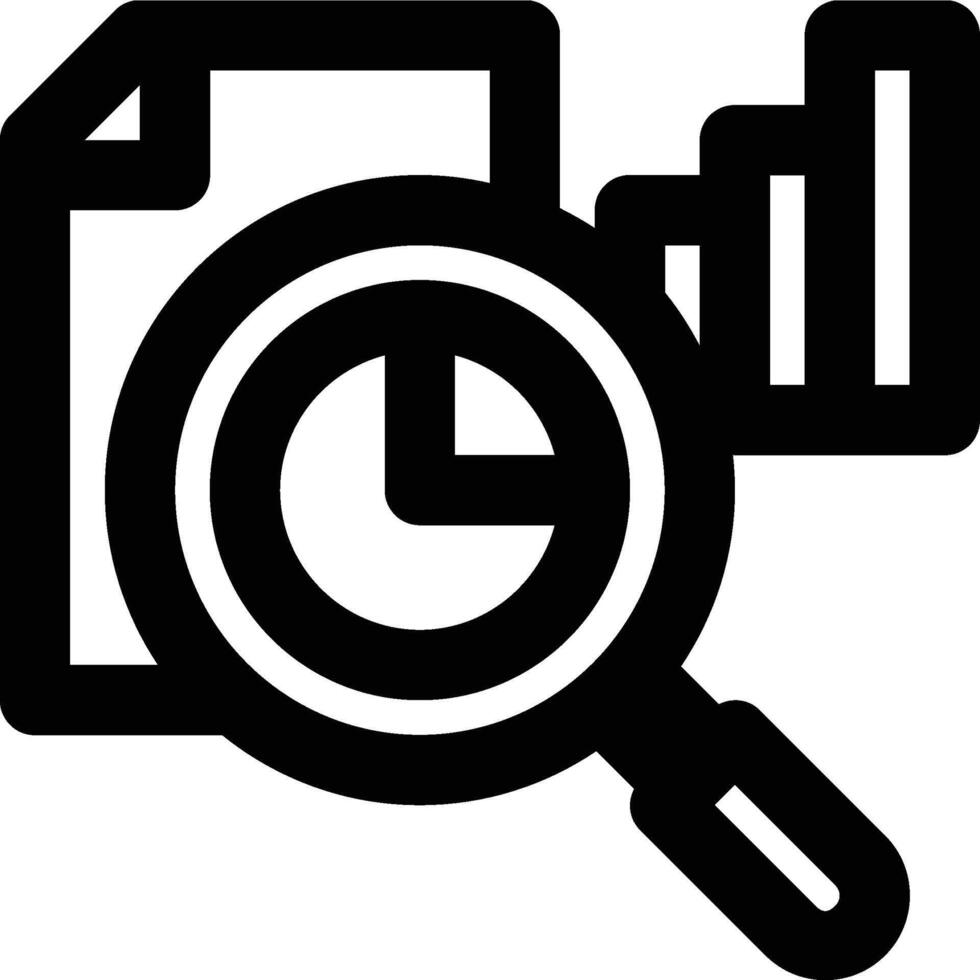 Exploratory, Data, Analysis Outline Icon vector