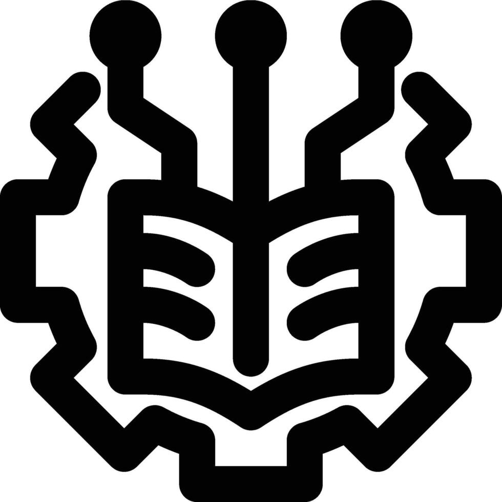 Machine Learning, Data Science Outline Icon vector