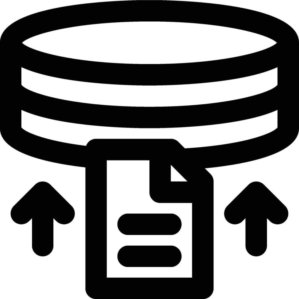 Data Loading, Loading, Upload Outline Icon vector