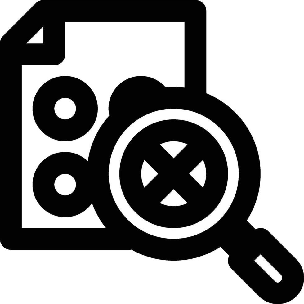 Sampling Error, Error, Data Error Outline Icon vector