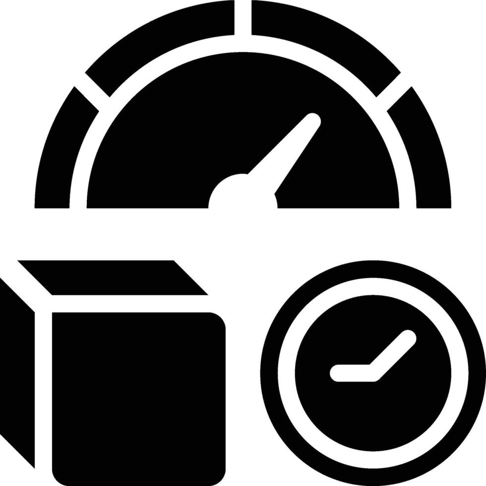 Scalar, Volume, Time Glyph Solid Icon vector