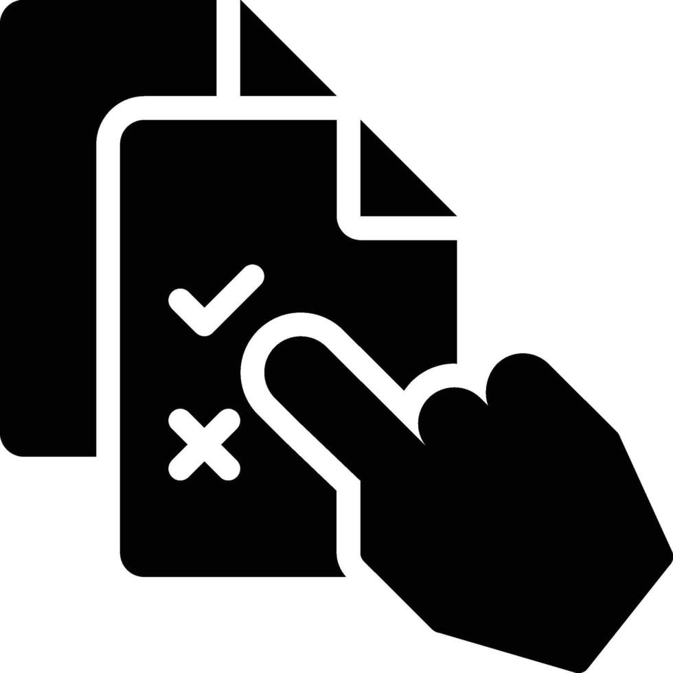 Training Set, Test Set, Training Glyph Solid Icon vector