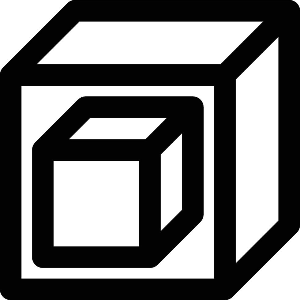 Canonical Block, Blocks, Blockchain Outline Icon vector