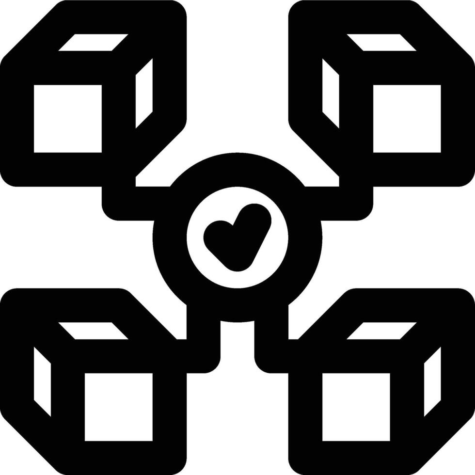 Consensus, Validation, Confirmation Outline Icon vector