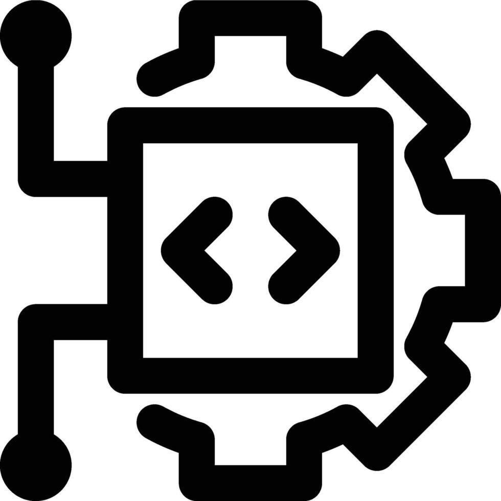 Open Source, Opensource, Programming Outline Icon vector