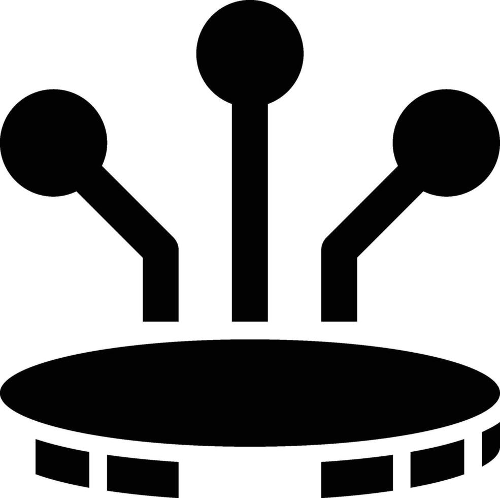 Tokens, Coins, Crypto Glyph Solid Icon vector