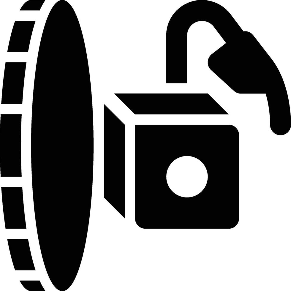 Blockchain Gas, Block Chain, Gas Glyph Solid Icon vector