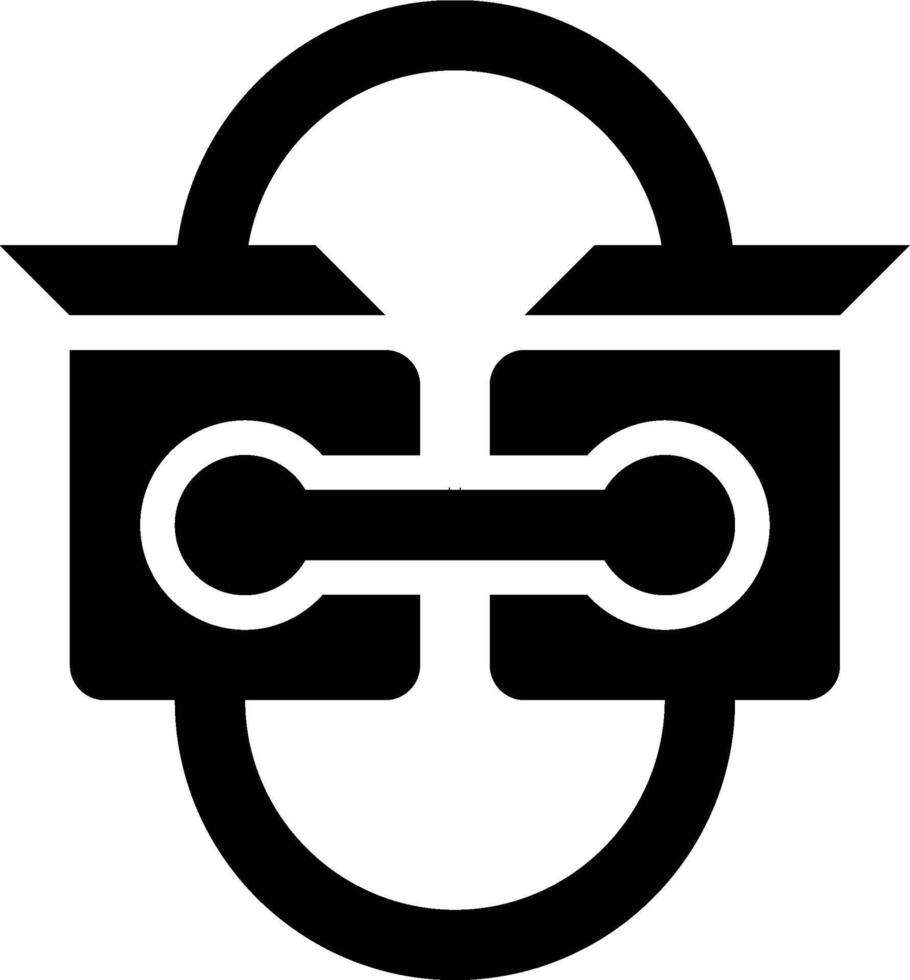 Immutability, Immutable, Permanent Glyph Solid Icon vector