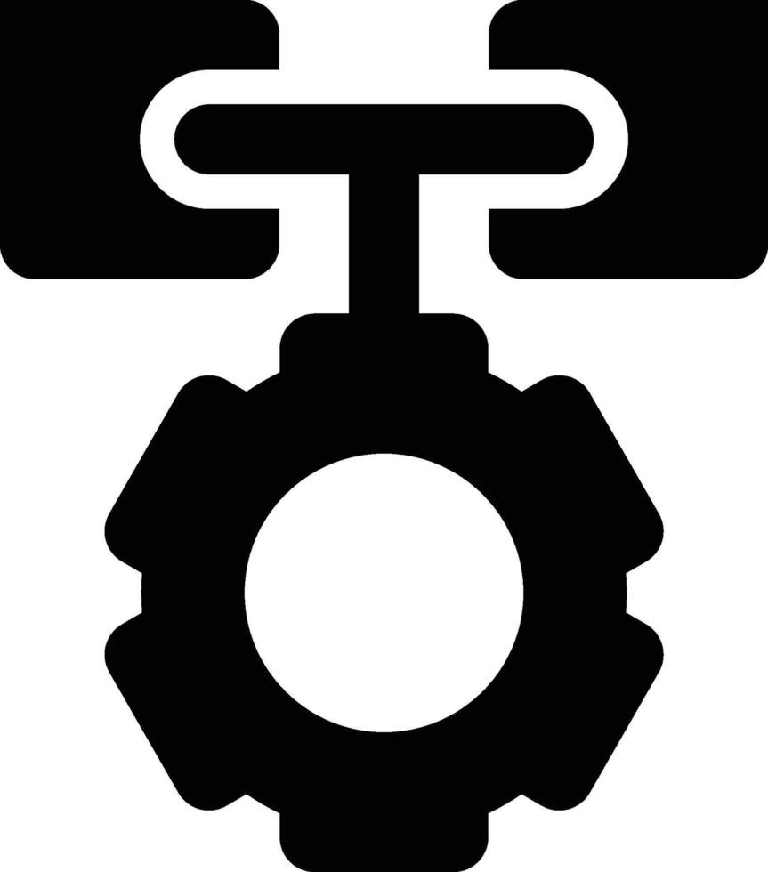 Blockchain, Block Chain, State Machine Glyph Solid Icon vector