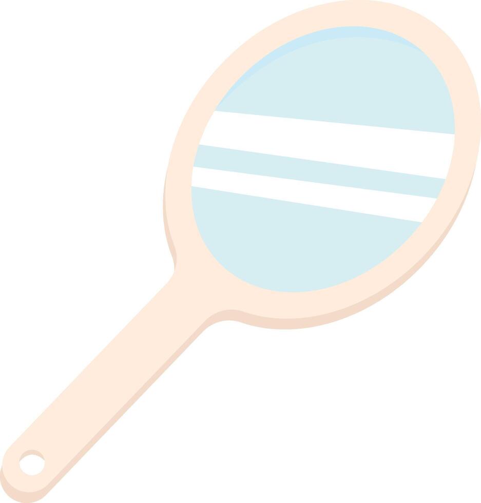 Handheld Vanity Mirror vector