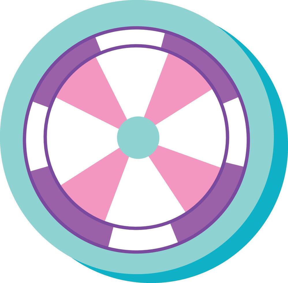 Purple and Blue Dart Target vector