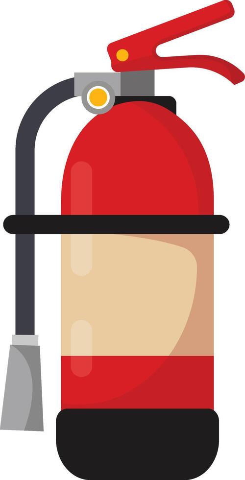 White Fire Extinguisher Device vector