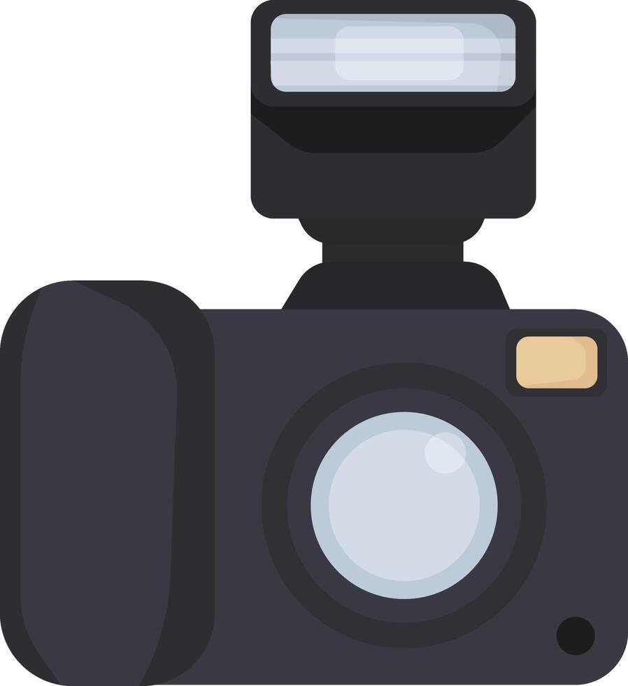 Black Recording Camera vector