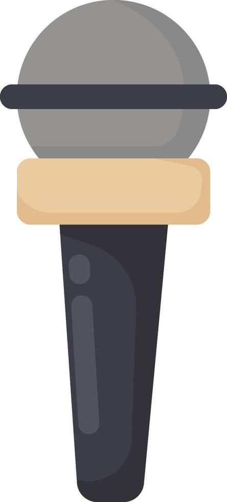 Black Studio Microphone vector