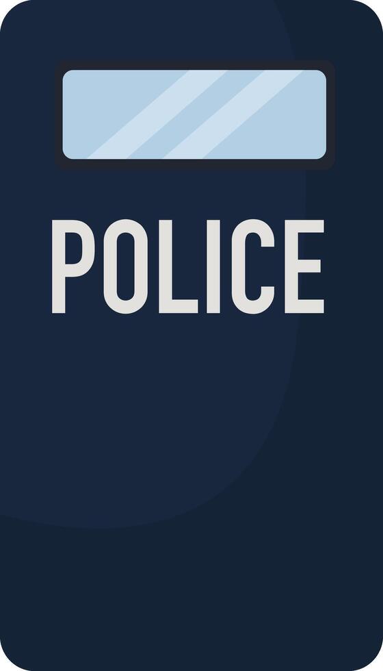 Black Police Radio Device vector