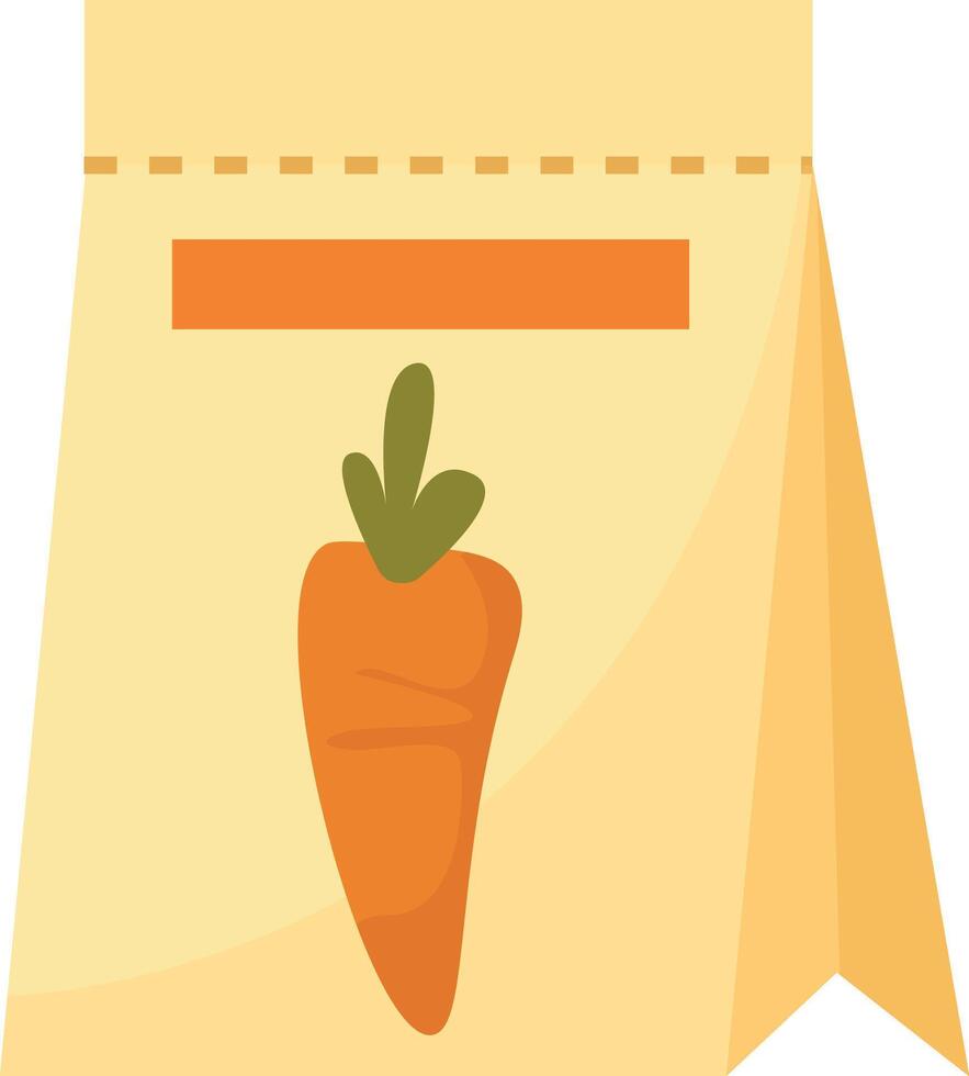 Carrot Seed Packet vector