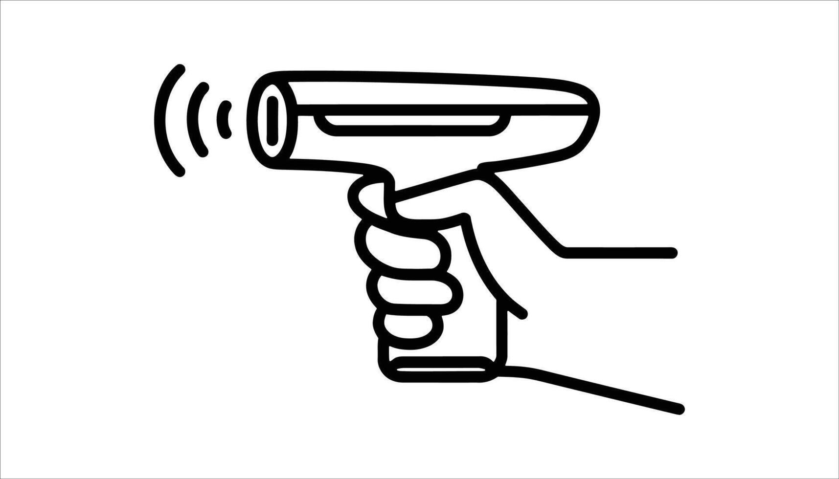 Barcode Scanner Icon for Retail and Inventory Management vector