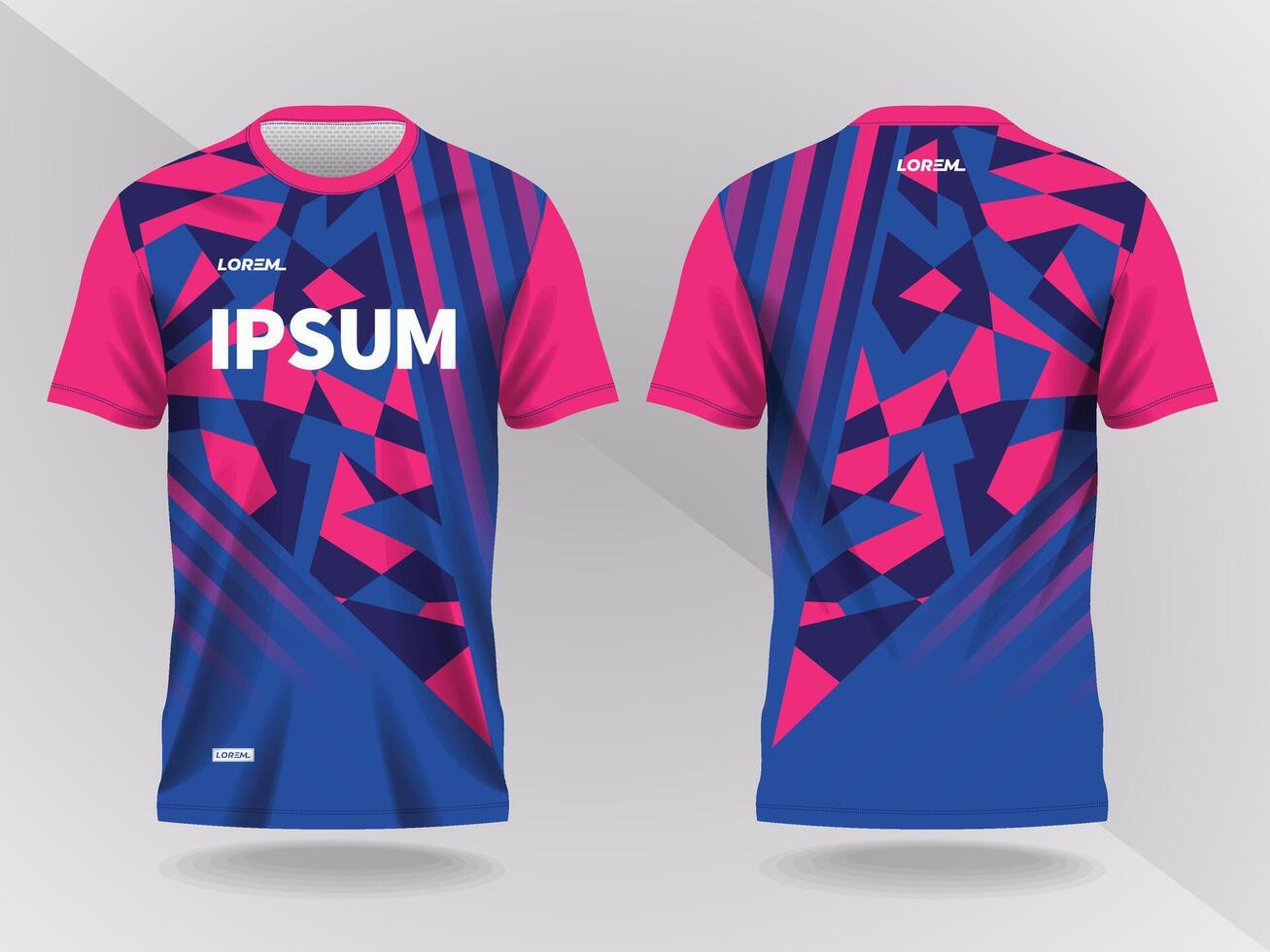 abstract pink and blue background and pattern for sport jersey design vector