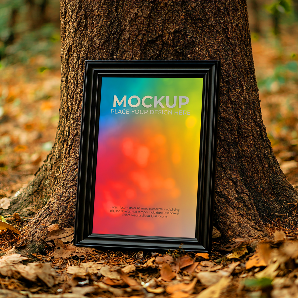 Framed Poster for Decor Presentation psd
