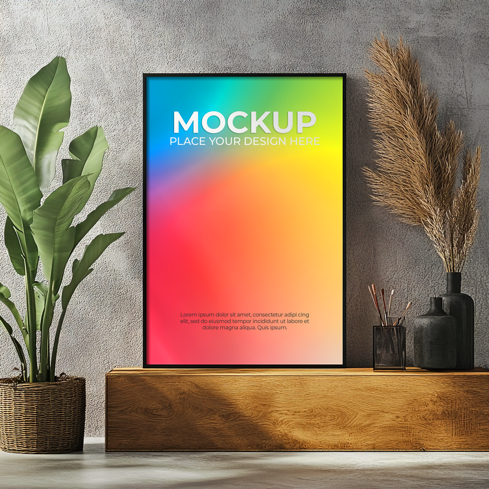 Art Frame Mockup for Portfolio psd