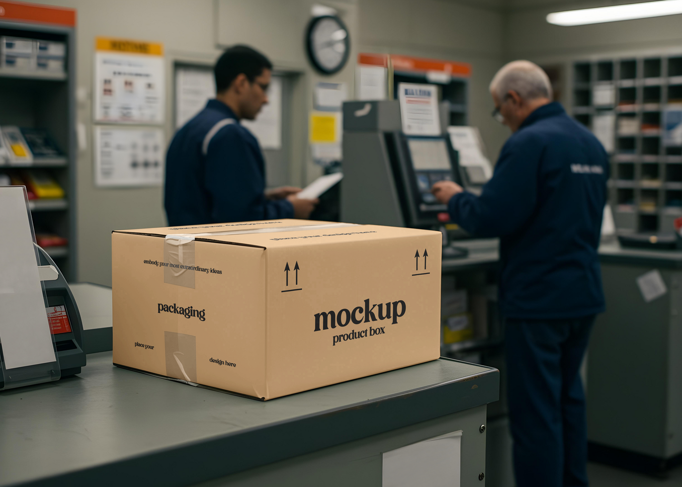 Packaging Product Box Mockup psd