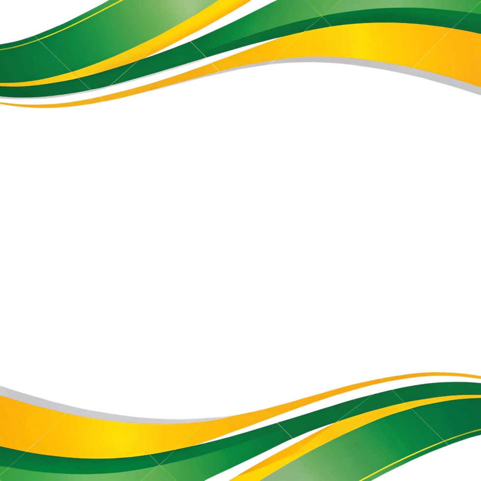 Abstract Green and Gold Wave Background Design Template for Modern Presentations and Websites png