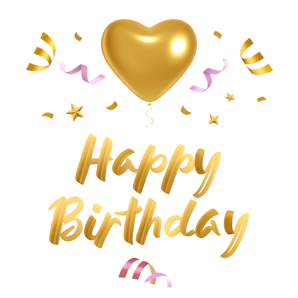 Happy birthday clipart png