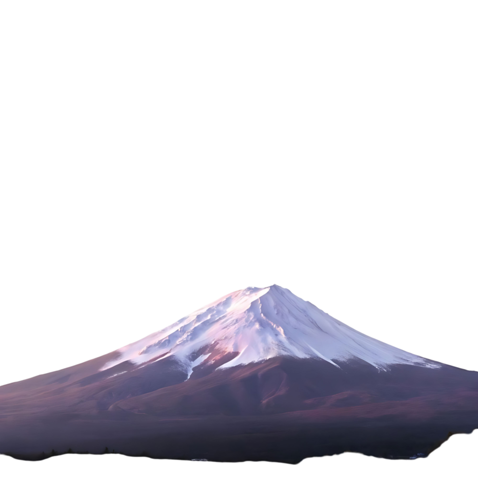 Majestic Mount Fuji at Sunrise A Stunning View of Japans Iconic Peak png