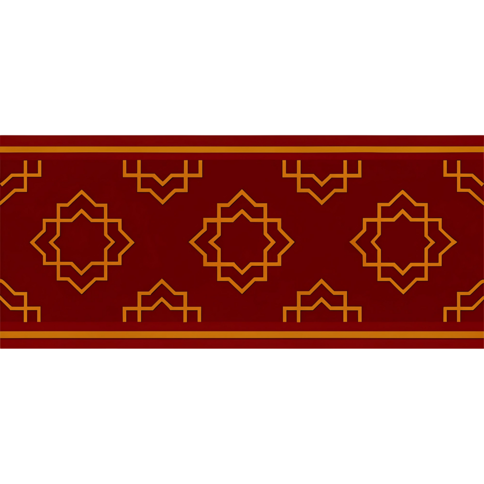 Abstract Geometric Design with Maroon and Gold Color Palette Seamless Pattern for Textile Print png