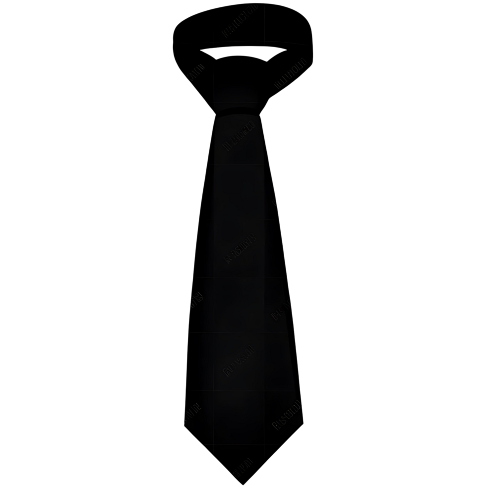 Simple transparent Necktie transparent Fashion Accessory Design Element png