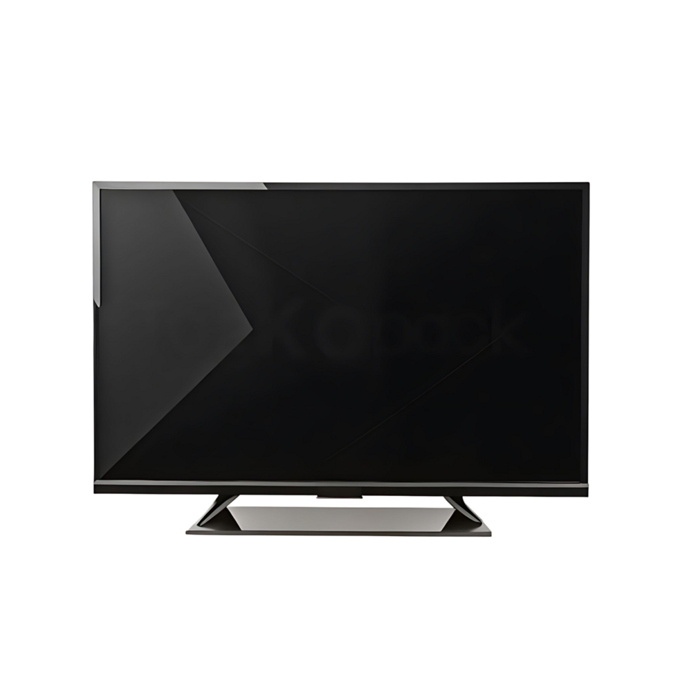 Sleek Modern Flat Screen Television Display Device for Home Theater Entertainment png