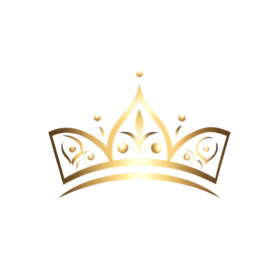 Elegant Golden Crown Design Luxury Royal Emblem Graphic transparent png
