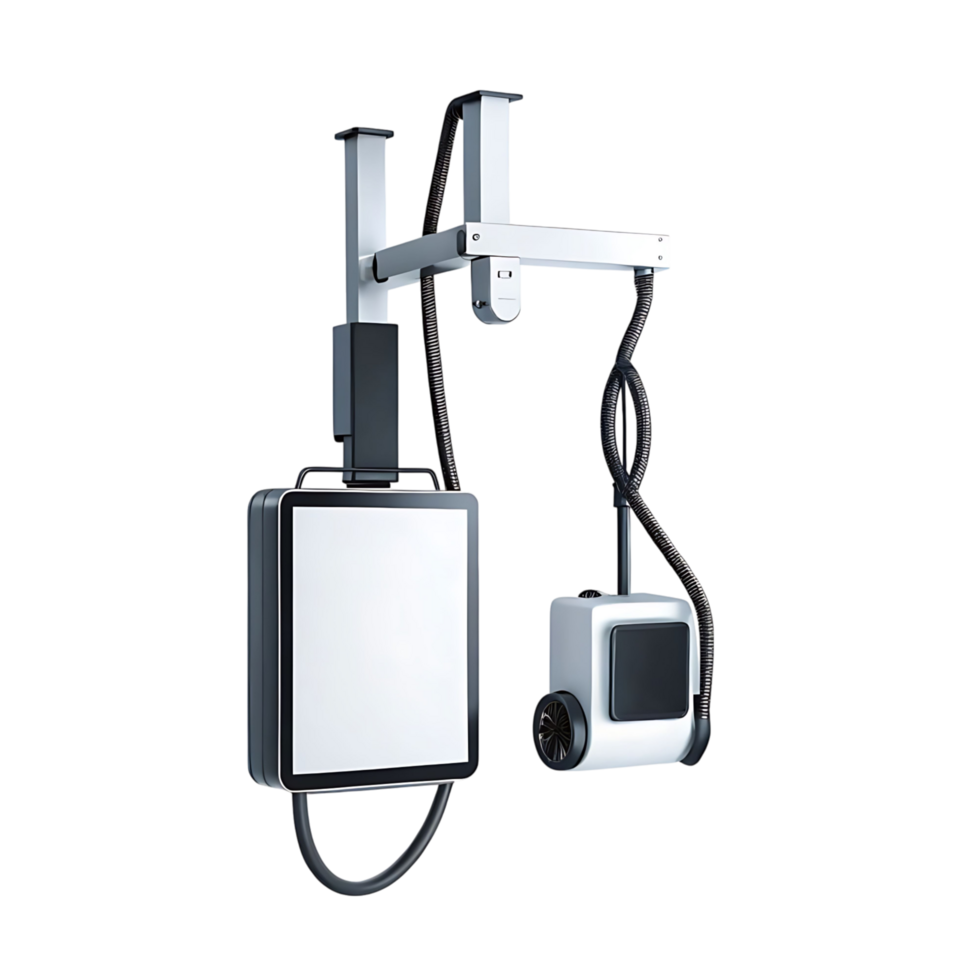 Modern Medical Imaging Equipment Wall Mounted Xray Machine System with Digital Display Screen png