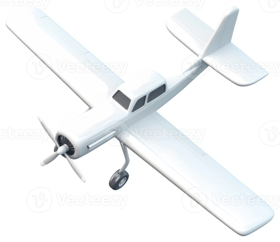 Simplified illustration of a light aircraft. png