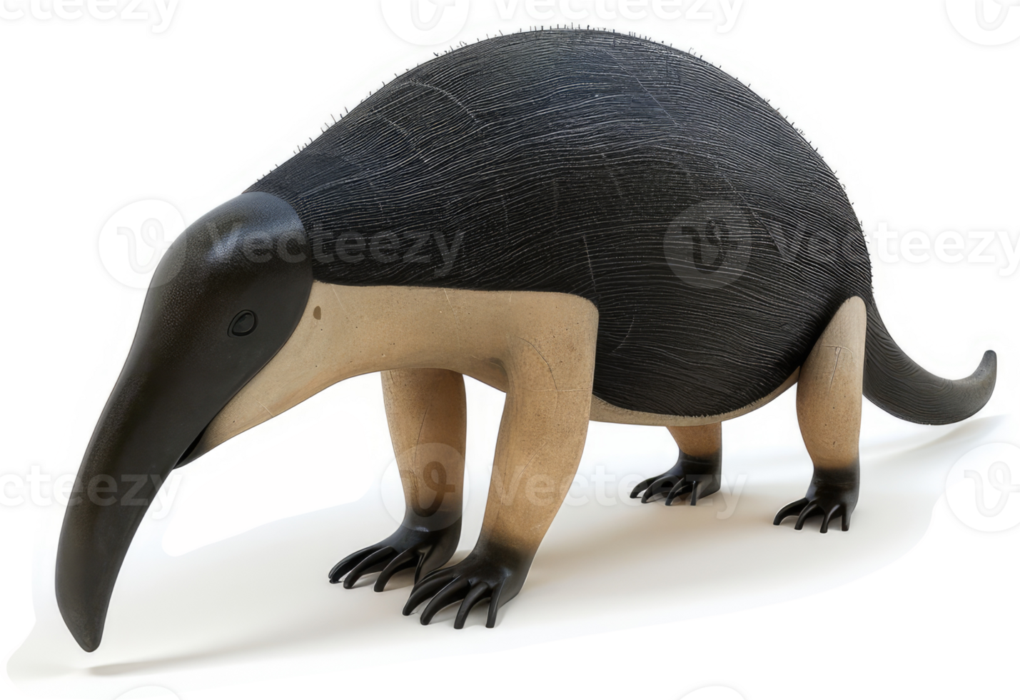A representation of a prehistoric, anteater-like creature. png