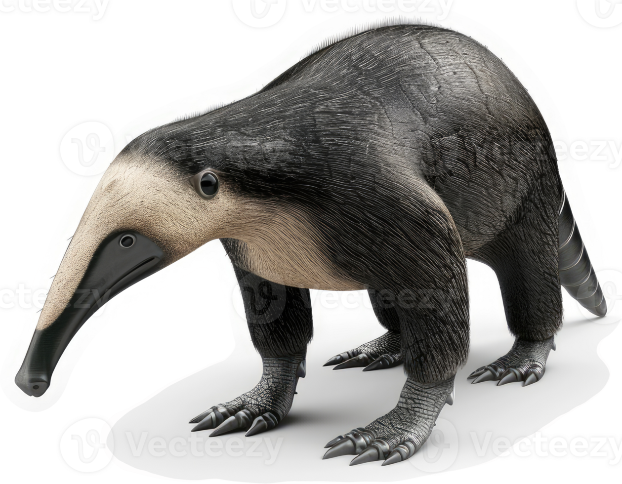 Extinct anteater, a prehistoric mammal with a long snout. png